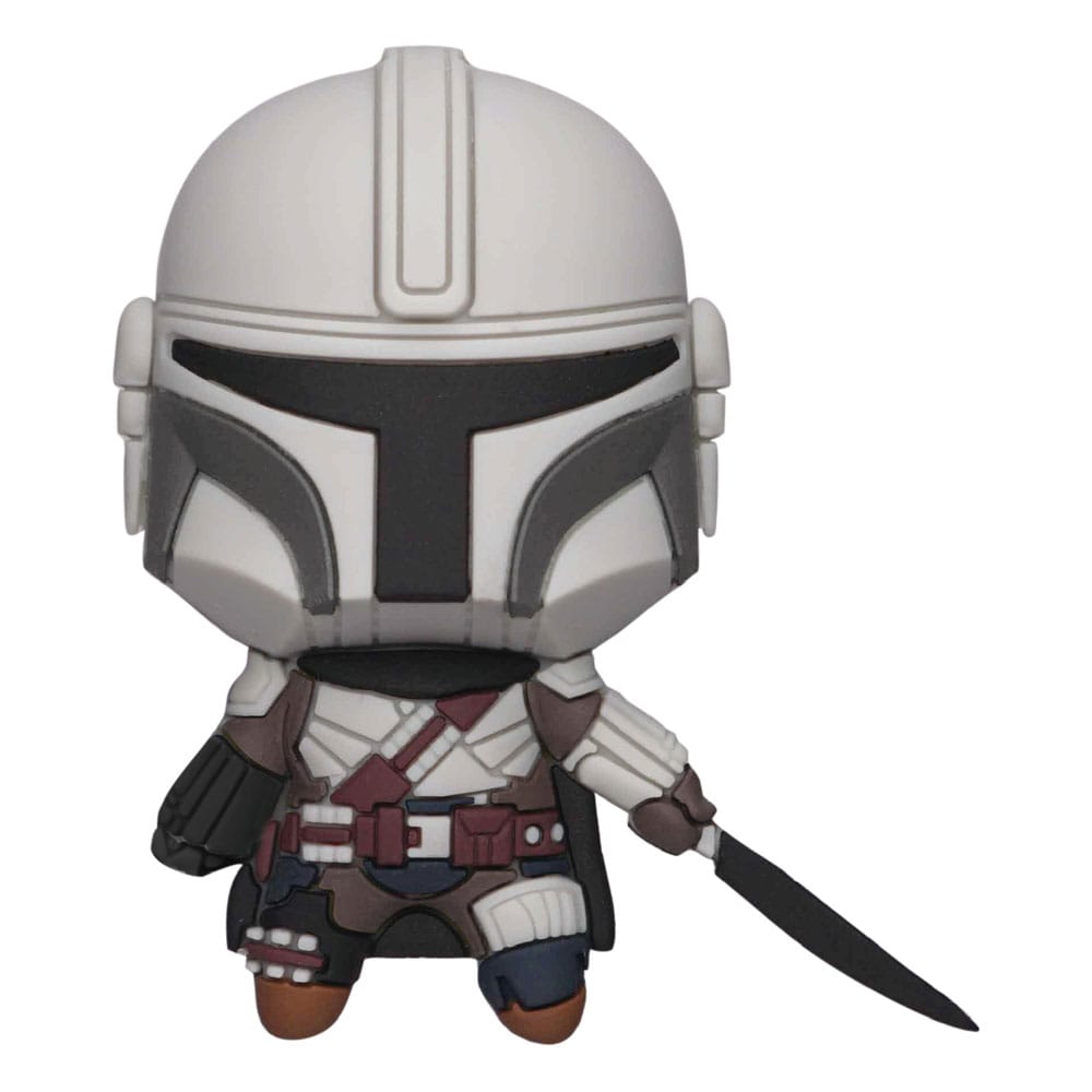 Star Wars The Mandalorian 3D Magnet Mando with Darksaber Monogram Int.
