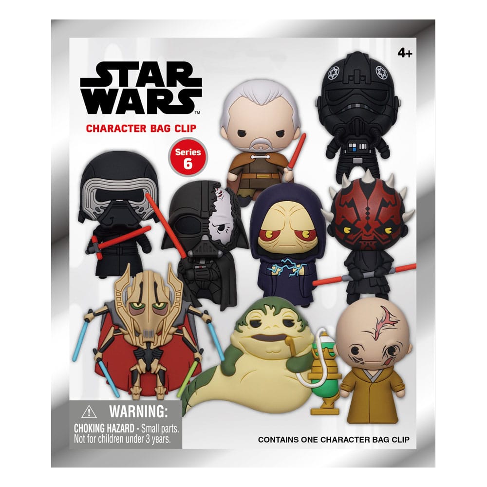 Star Wars 3D PVC Bag Clips Year of the Dark Side Series 1 Display (24) Monogram Int.