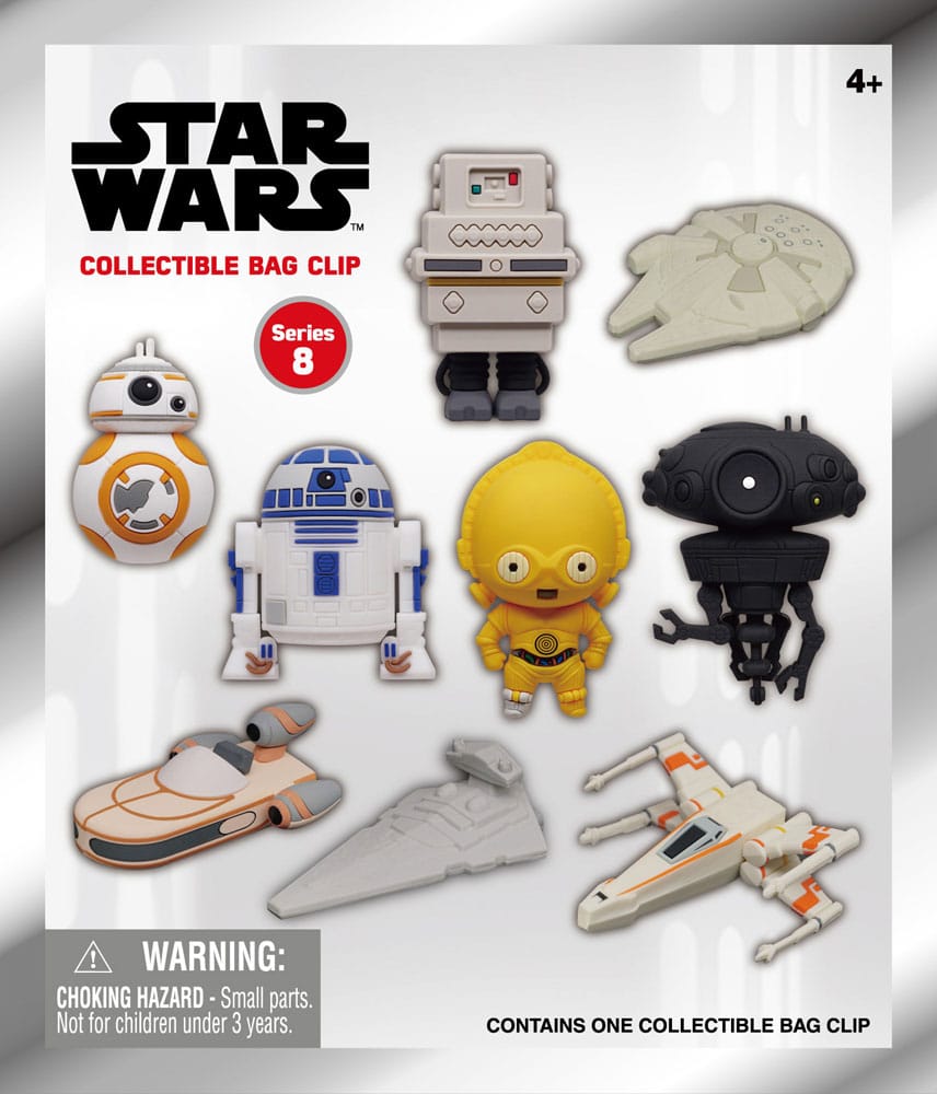 Star Wars PVC Bag Clips Series 8 Power Of Force Display (24)