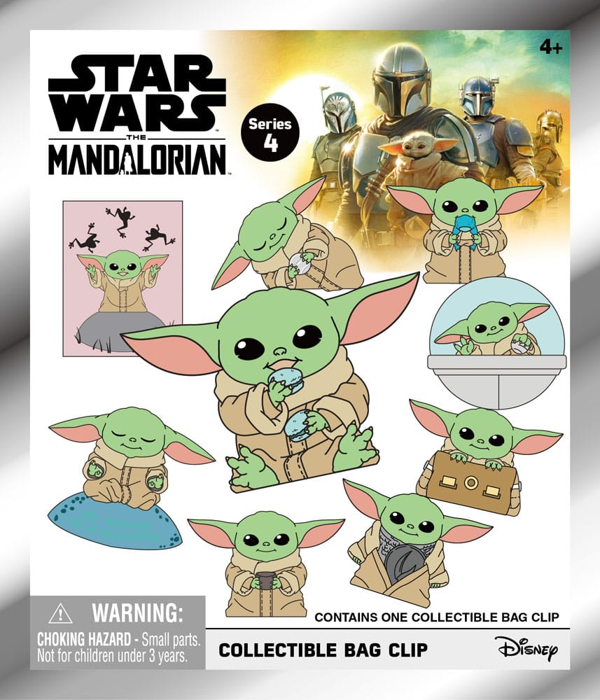Star Wars 3D Foam Bag Clips Best of Grogu Series 1 Display (24) Monogram Int.