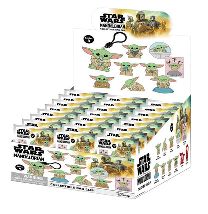 Star Wars 3D Foam Bag Clips Best of Grogu Series 1 Display (24) Monogram Int.