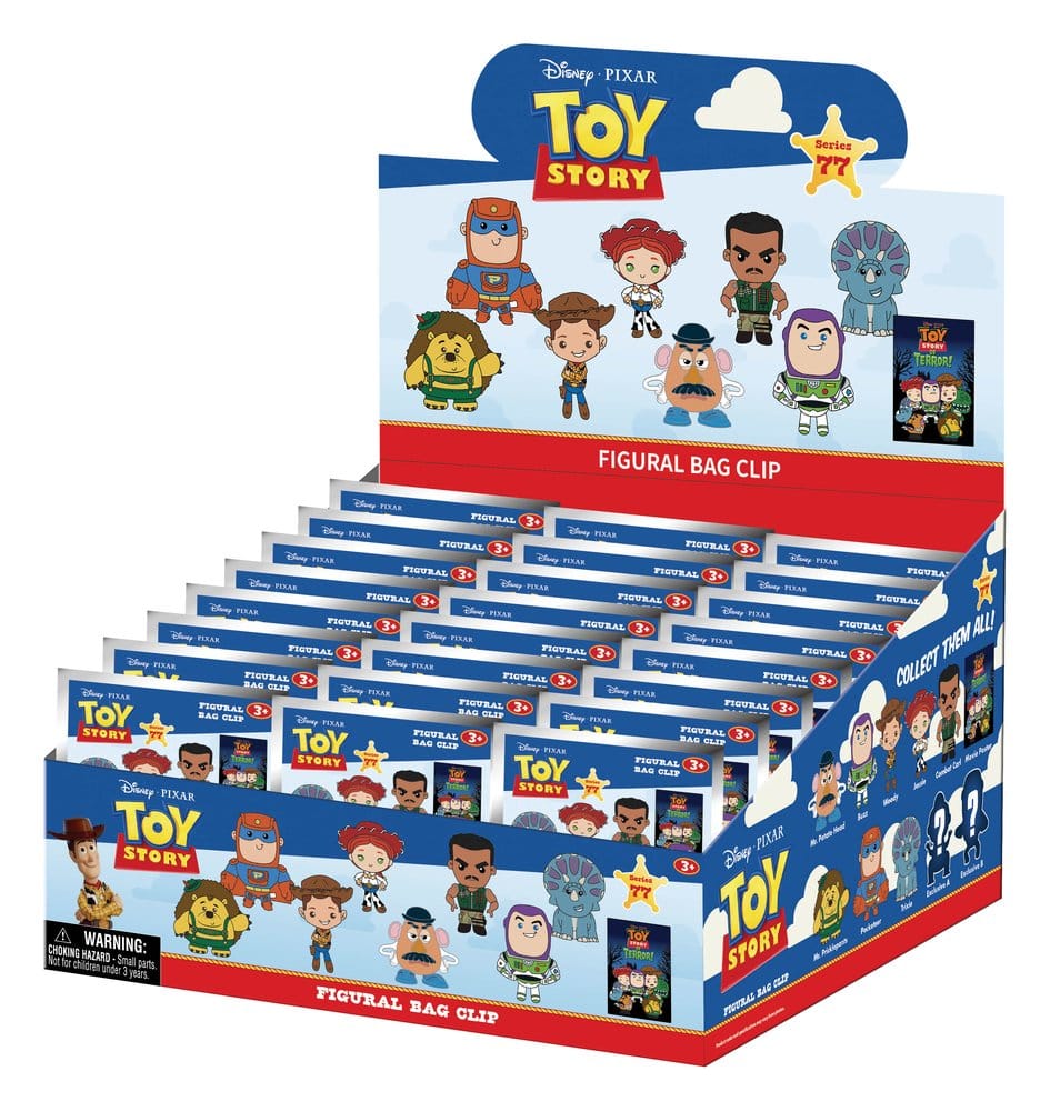 Toy Story 3D PVC Bag Clips Series 79 Display (24) Monogram Int.