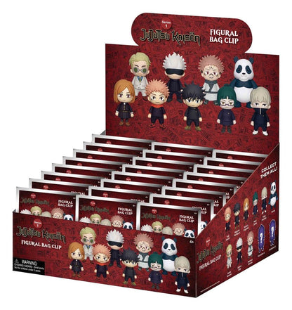 Jujutsu Kaisen 3D Foam Bag Clips Serie 1 Display (24)