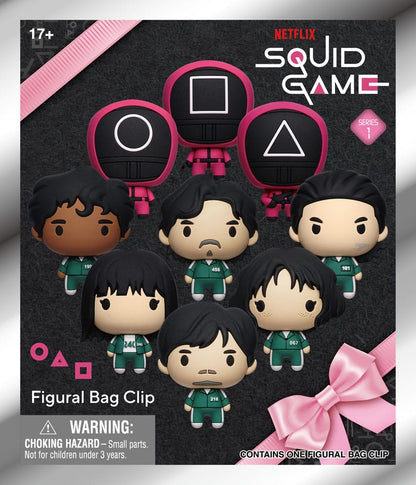 Squid Game 3D PVC Bag Clips Series 1 Display (24) Monogram Int.