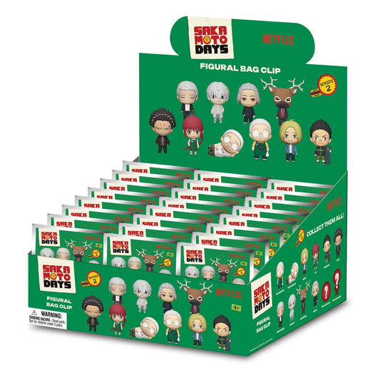 Sakamoto Days 3D Foam Bag Clips Series 2 Display (24) Monogram Int.