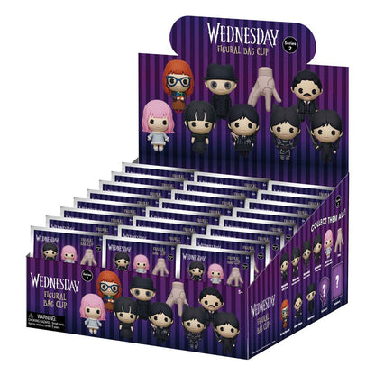 Wednesday 3D PVC Bag Clips Series 2 Display (24) Monogram Int.
