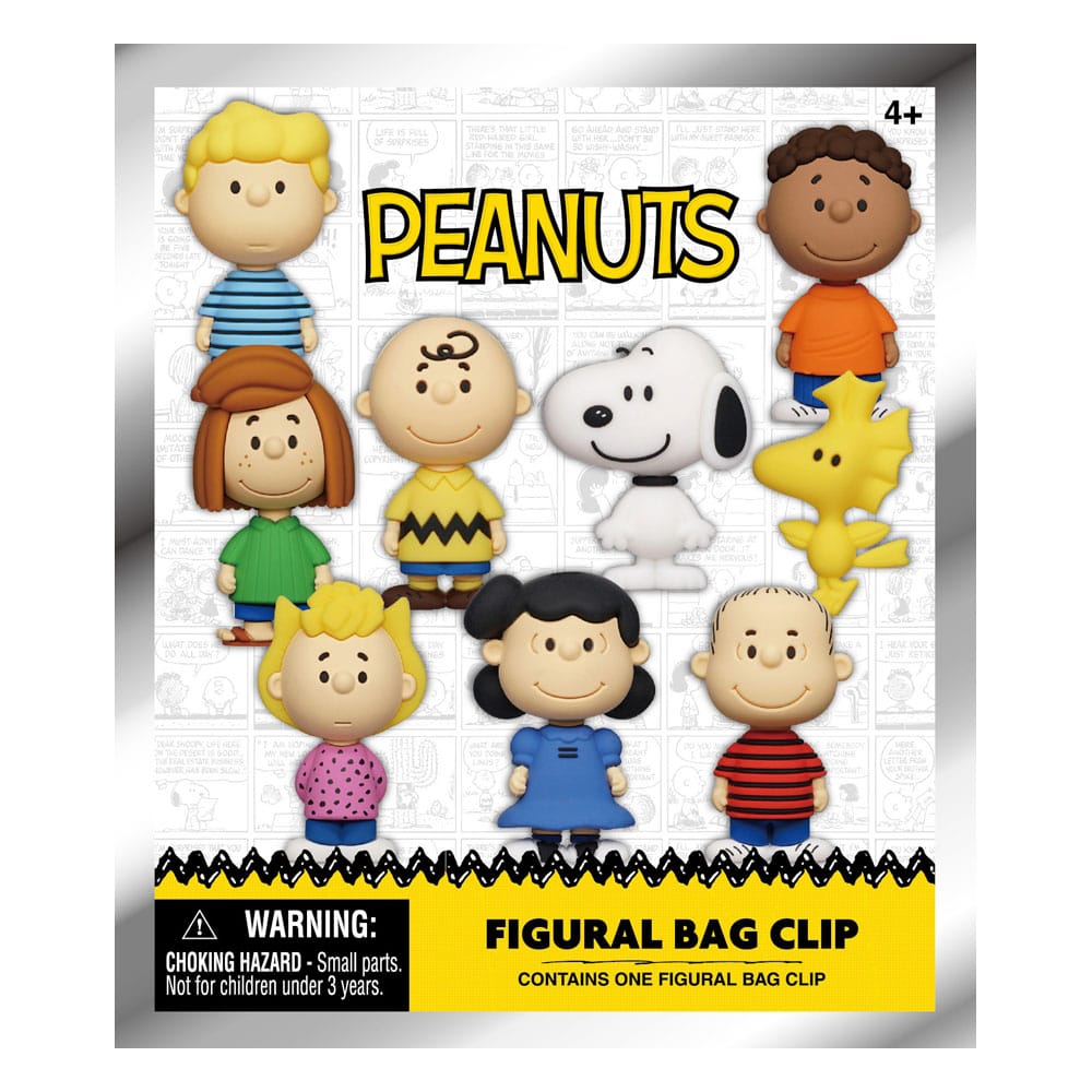 Peanuts 3D PVC Bag Clips Snoopy Series 1 Display (24) Monogram Int.