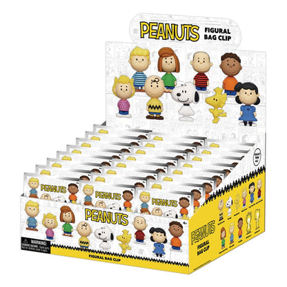 Peanuts 3D PVC Bag Clips Snoopy Series 1 Display (24) Monogram Int.