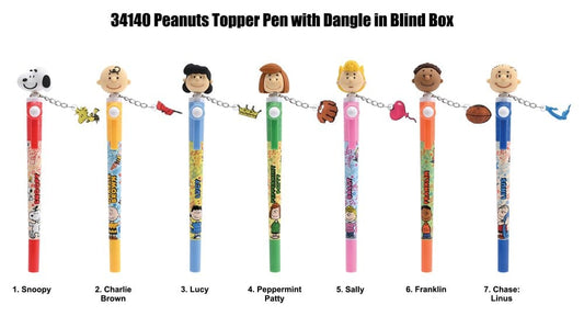 Snoopy 3D Head Topper Spinning Pen Display (16)