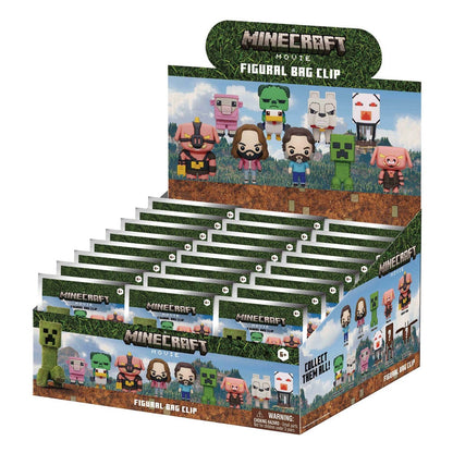 Minecraft 3D PVC Bag Clips Series 1 Display (24) Monogram Int.