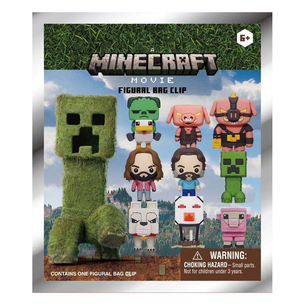 Minecraft 3D PVC Bag Clips Series 1 Display (24) Monogram Int.