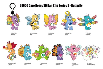 Care Bears 3D PVC Bag Clips Series 3 Blind Bag Display (24)