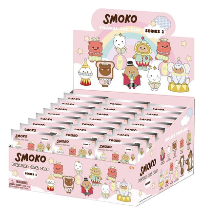 Smoko 3D PVC Bag Clips Series 2 Display (24) Monogram Int.
