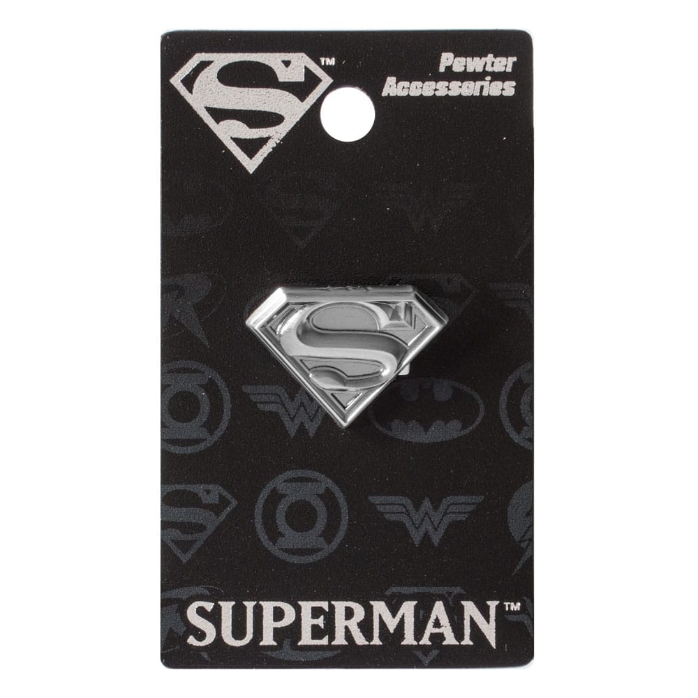 DC Comics Pin Badge Superman Logo Monogram Int.
