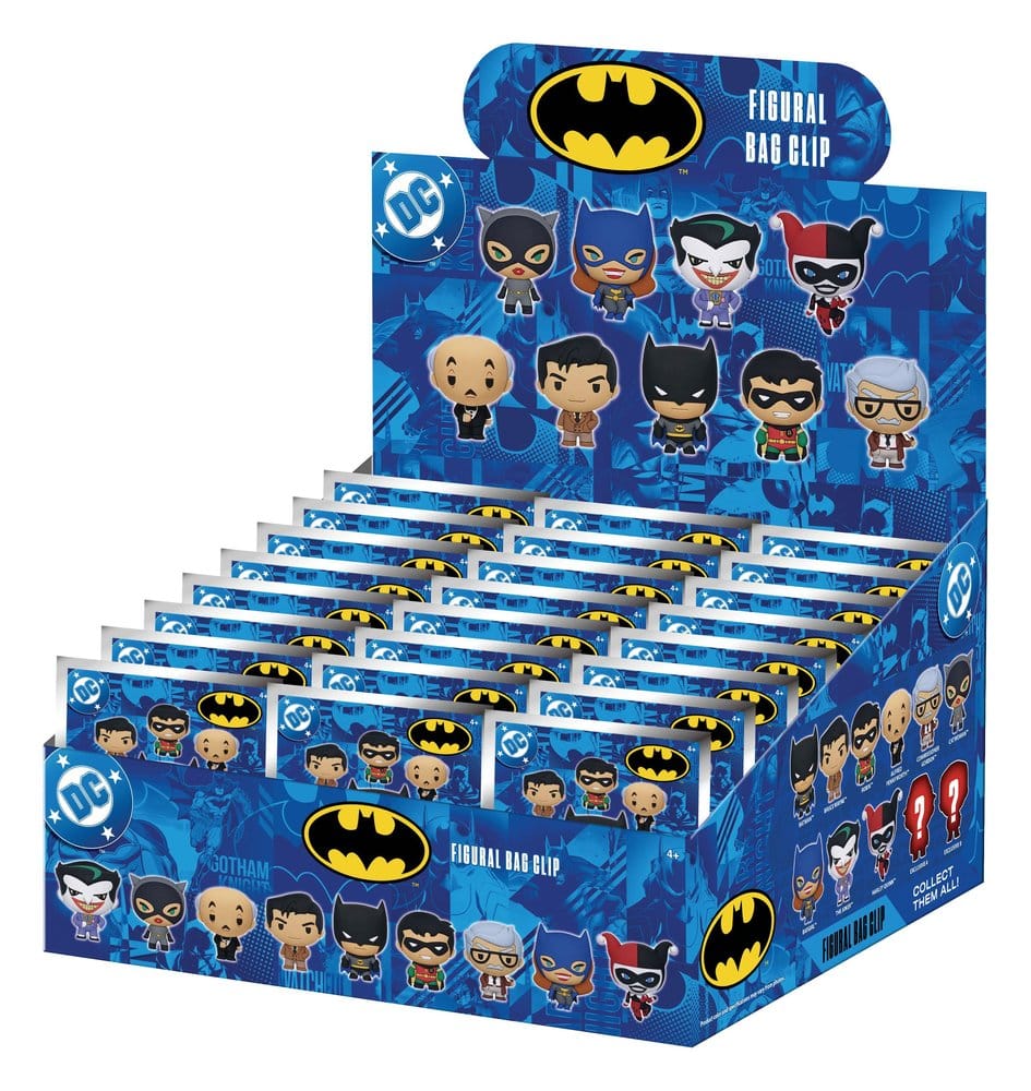 Batman: The Animated Series 3D Foam Bag Clips Series 1 Display (24) Monogram Int.