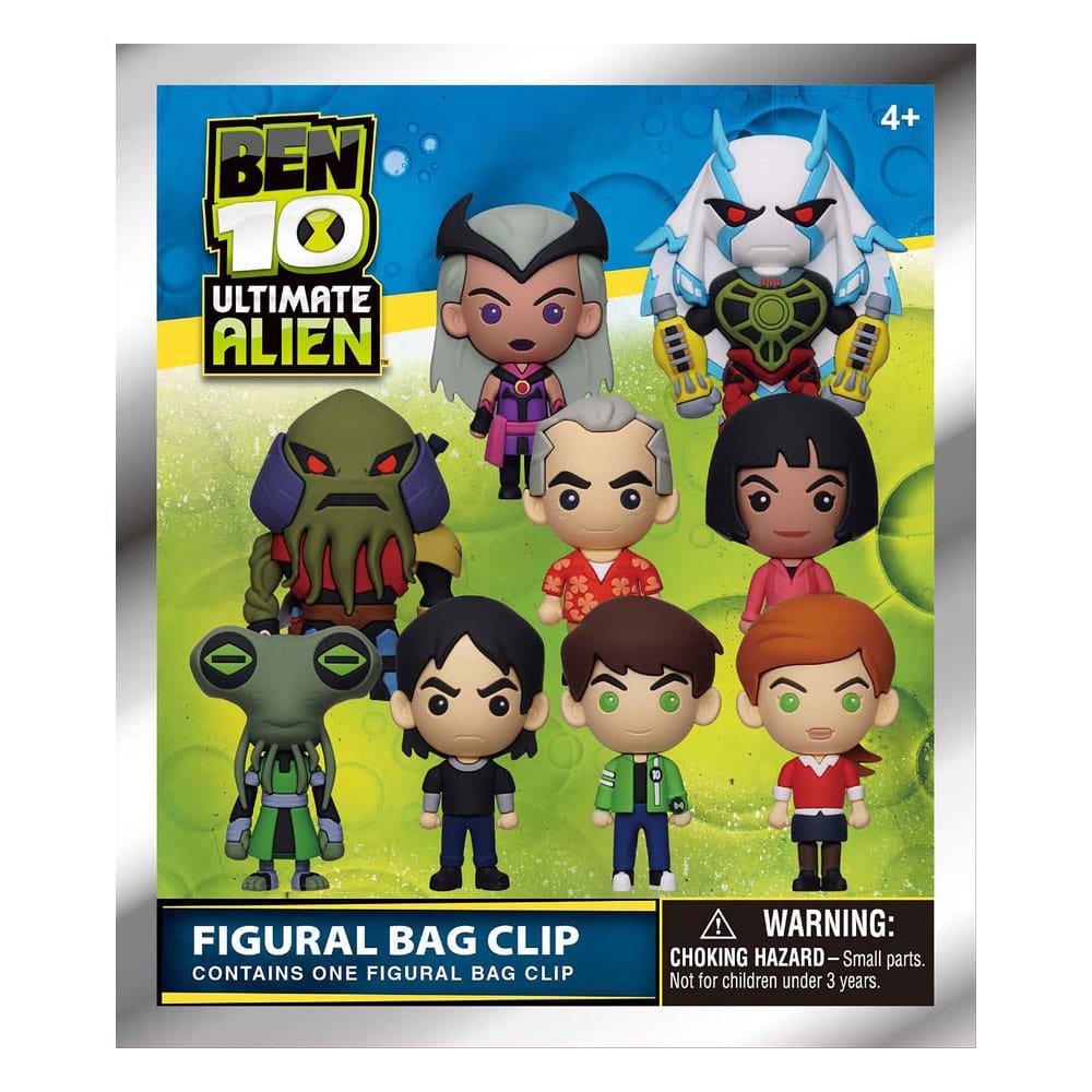 Ben 10 3D PVC Bag Clips Display (24) Monogram Int.