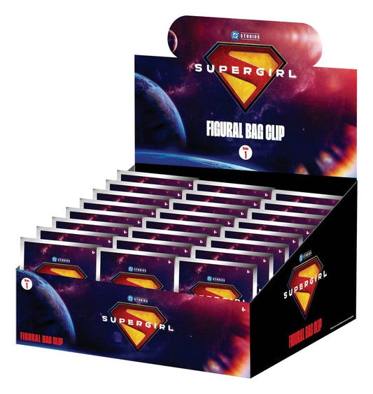 Supergirl 3D Foam Bag Clips Serie 1 Display (24) Monogram Int.