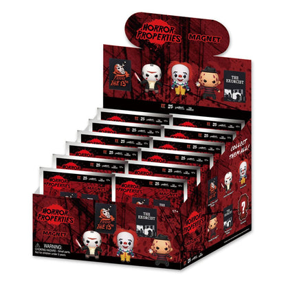Warner Brothers 3D 3D Magnets Horror Series 1 Display (12) Monogram Int.