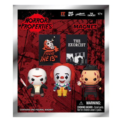 Warner Brothers 3D 3D Magnets Horror Series 1 Display (12) Monogram Int.