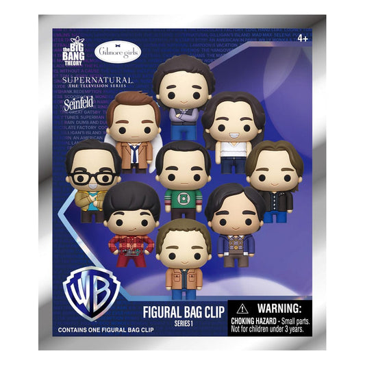 Warner Brothers TV 3D PVC Bag Clips Series 1 Display (24)