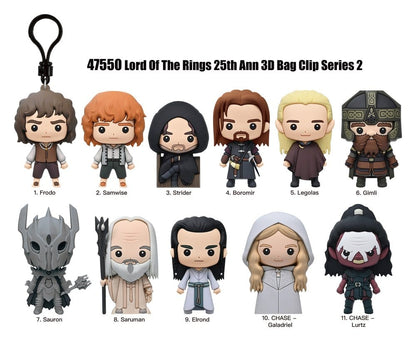 Lord of the Rings 3D Foam Bag Clips Series 2 Display (24)