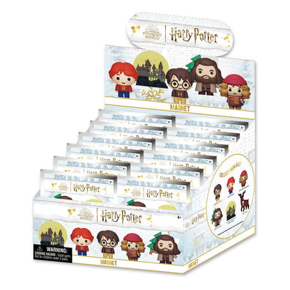 Harry Potter 3D Magnets Christmas Series Display (12) Monogram Int.