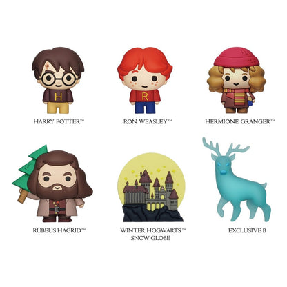 Harry Potter 3D Magnets Christmas Series Display (12) Monogram Int.