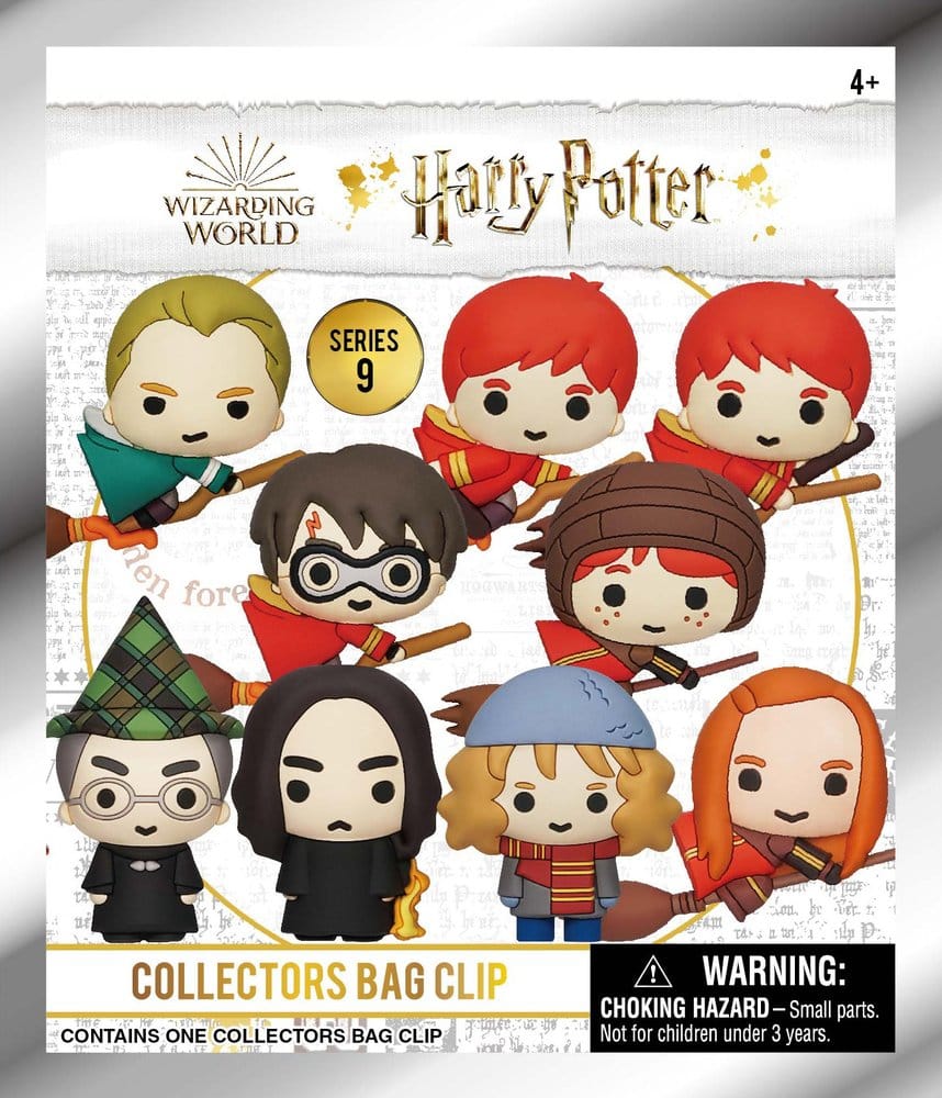 Harry Potter 3D Foam Bag Clips Series 9 Display (24) Monogram Int.