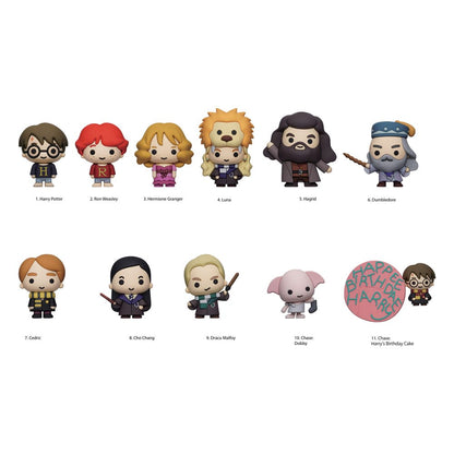 Harry Potter 3D PVC Bag Clips Series 12 Display (24) Monogram Int.