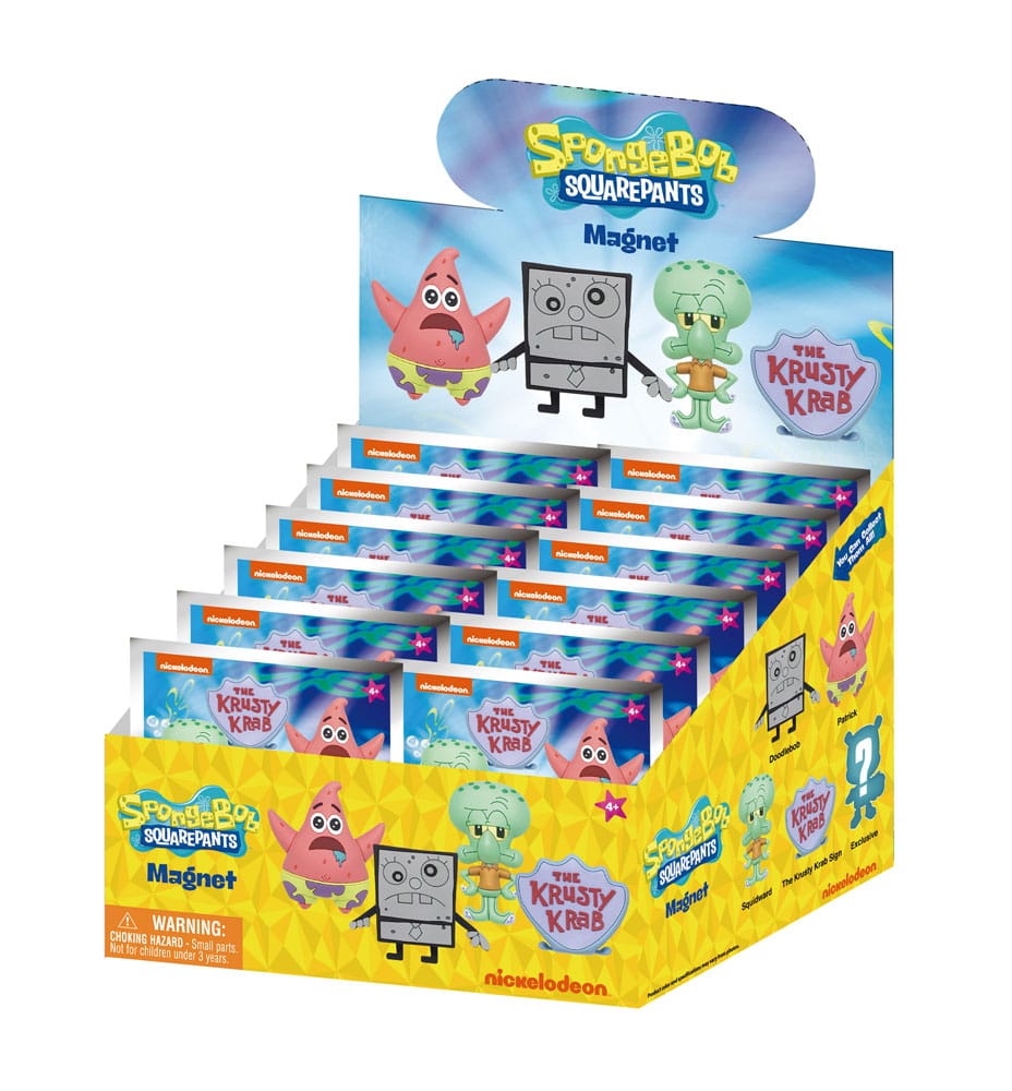 SpongeBob SquarePants 3D Magnets Series 1 Display (12)