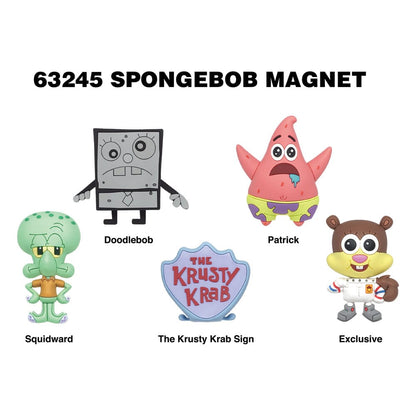 SpongeBob SquarePants 3D Magnets Series 1 Display (12) Magnets