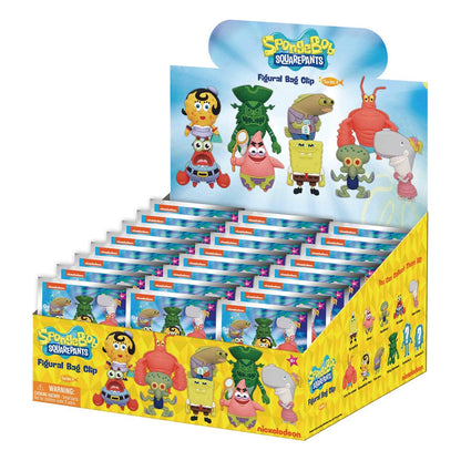 Nickelodeon Classics 3D PVC Bag Clips Series 4 Display (24) Keyrings