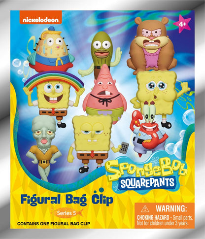 Nickelodeon Classics 3D PVC Bag Clips Series 5 SpongeBob SquarePants Display (24) Monogram Int.