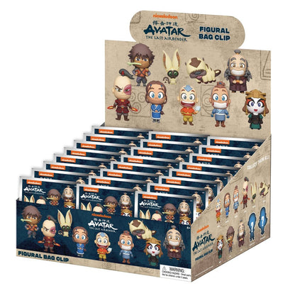 Avatar: The Last Airbender 3D PVC Bag Clips Series 1 Display (24) Monogram Int.