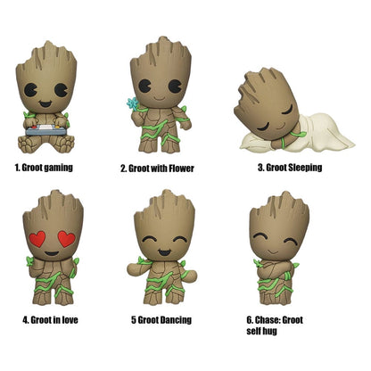 Guardian of the Galaxy 3D Magnets Groot Series 2 Display (12) Magnets