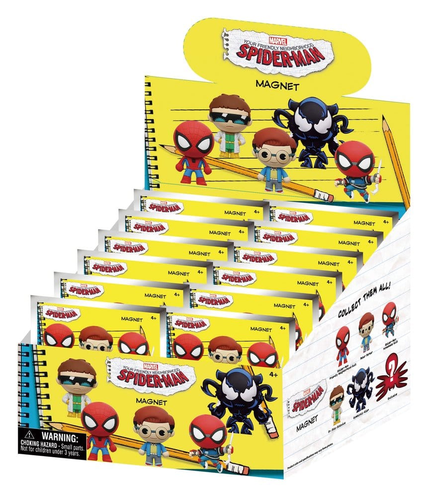 Spider-Man Magnets blind pack Display (12) Monogram Int.