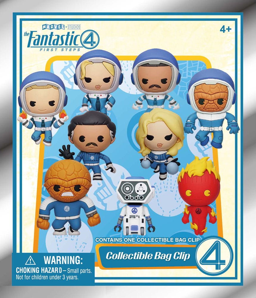 Fantastic Four 3D PVC Bag Clips Movie Display (24) Monogram Int.