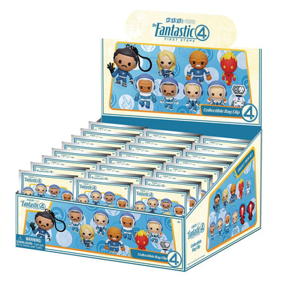 Fantastic Four 3D PVC Bag Clips Movie Display (24) Monogram Int.