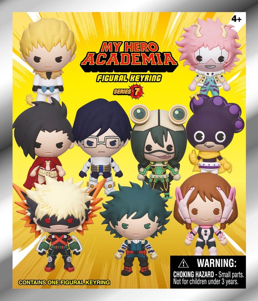 My Hero Academia 3D PVC Bag Clips Series 7 Display (24) Monogram Int.