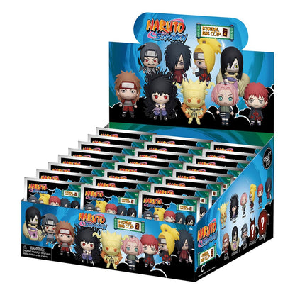 Naruto 3D PVC Bag Clips Series 6 Display (24) Monogram Int.