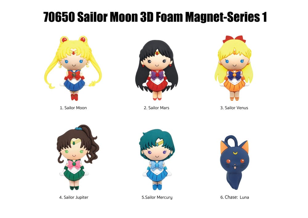 Sailor Moon Magnets blind pack Series 1 Display (12)