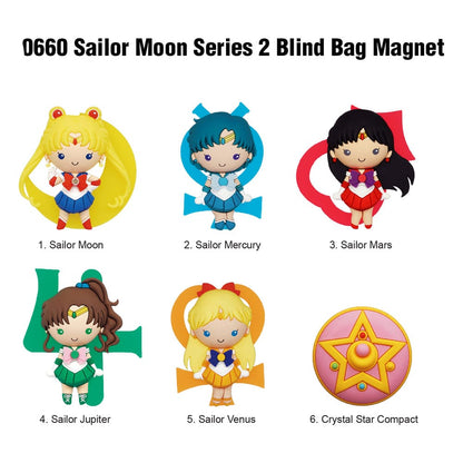 Sailor Moon blind pack Series 2 Display (12) Magnets