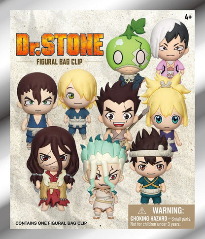 Dr. Stone 3D PVC Bag Clips Series 1 Display (24)