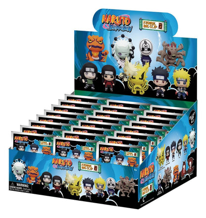 Naruto 3D Foam Bag Clips Series 8 Display (24) Monogram Int.