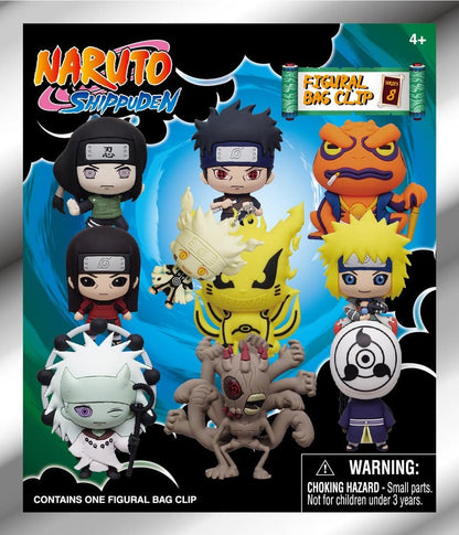 Naruto 3D Foam Bag Clips Series 8 Display (24) Monogram Int.