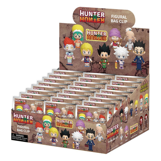 Hunter x Hunter 3D Foam Bag Clips Series 1 Display (24) Monogram Int.