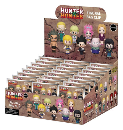 Hunter × Hunter 3D Foam Bag Clips Series 2 Display (24) Monogram Int.