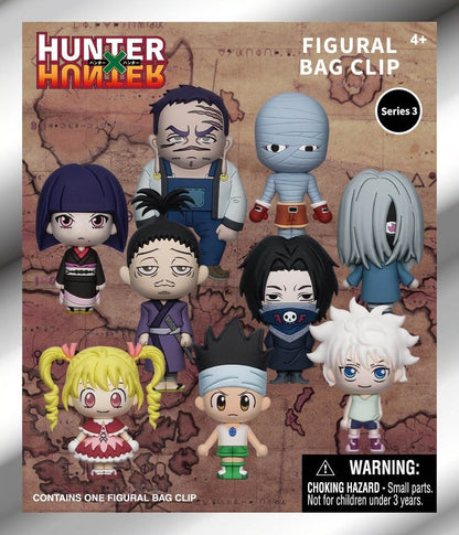 Hunter x Hunter 3D PVC Bag Clips Series 3 Display (24) Monogram Int.