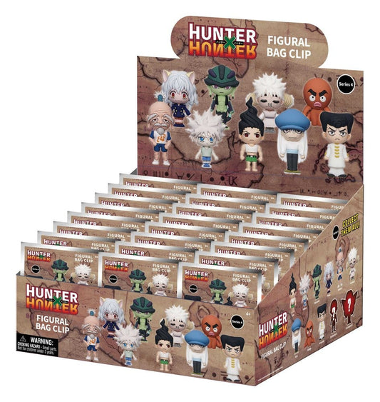 Hunter x Hunter 3D PVC Bag Clips Series 4 Blind Bag Display (24)
