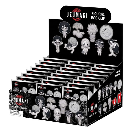 Uzumaki 3D PVC Bag Clips Series 1 Display (24) Keyrings